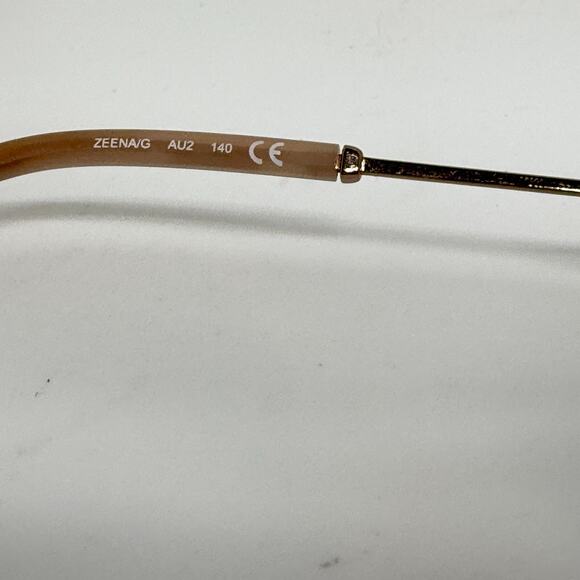 Kate Spade Zeena/G 0AU2‎ Red Gold Geometric Women\'s Eyeglasses H17943 main image 5